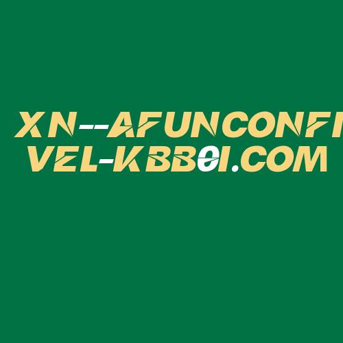 Logo da XN--AFUNCONFIVEL-KBB0I